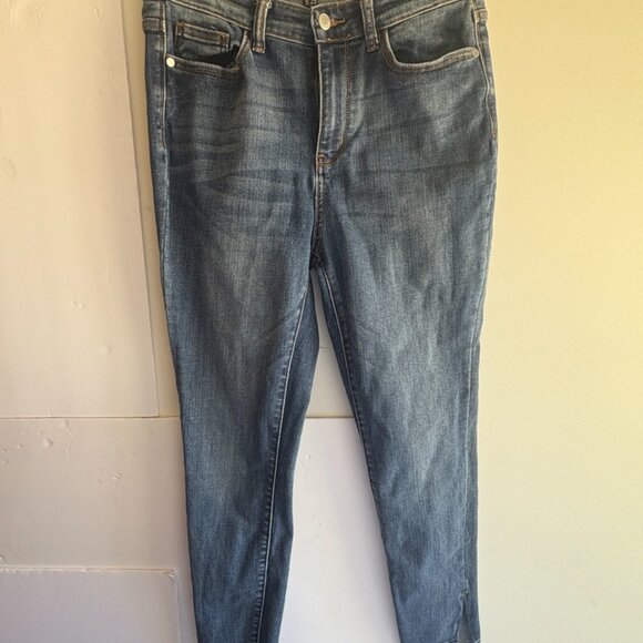 Judy Blue High Waist Skinny Jeans with Side Slit Released Hem (JB-82422) Sz 9/29 - Picture 12 of 15